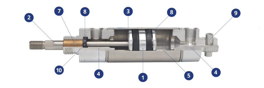 Hi Quality Stainless Steel Cdj2b10 X 5mm Strok Pneumatic Double Acting Cylinder for sale online 
