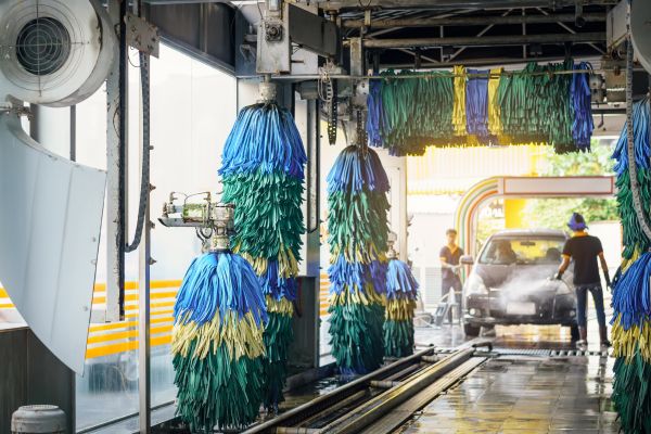 Car wash air cylinders